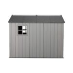 Lifetime 60310 Garden Storage Shed, 7 x 9.5 ft (213 x 289 cm), High-Density Polyethylene (HDPE), Steel-Reinforced Apex Roof, Tan - Image 2
