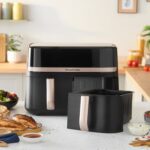 Hobbs Dual Air Fryer 9L Rapid Airfryer [Dual Basket/Zone, Low-Noise, 9 Programs] satisfry (Dishwasher safe drawers, Max 200℃, Oil Free Cooking, Roast, Bake, Grill, Keep… - Image 3