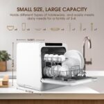 Table Top Dishwasher, New Upgraded Model Countertop Dishwasher 8 Wash Programs with Child Lock & Delayed Start Function, 5L Water Tank – No Hookup Needed - Image 4