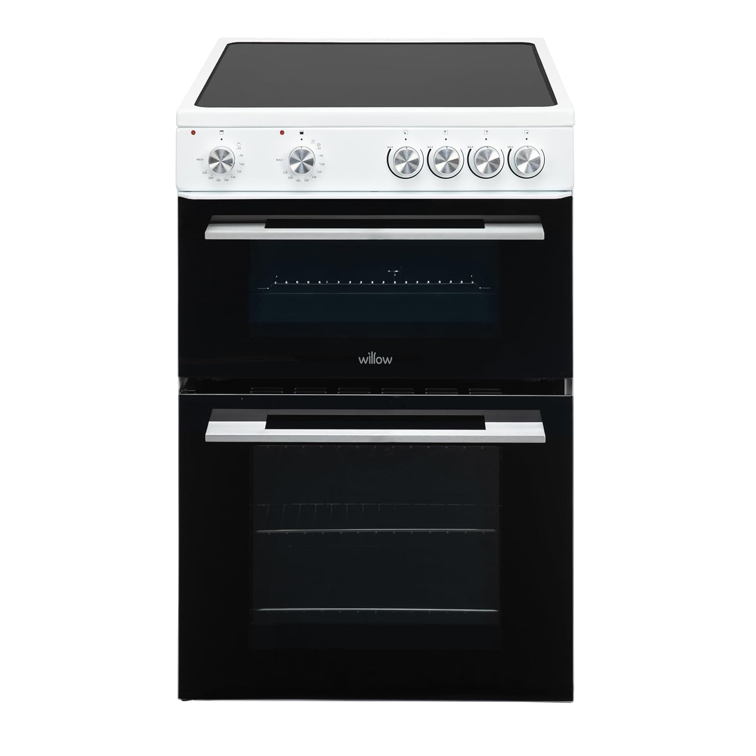 61Sghs1jL._SL1500_.jpg WT60CCW 60cm Electric Cooker with Ceramic Hob, Twin Cavity, 31L Electric Grill, Freestanding - Image 1