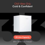 Table Top Mini Freezer in White 31 Litre Capacity - Image 3
