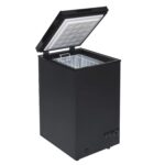 CHF100BL Black Chest Freezer with Removable