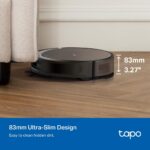Tapo RV20 Max Plus 5300Pa Suction Robot Vacuum Cleaner with Mop, Ultra-Slim Design, Faster Mapping With MagSlim & LiDAR Navigation Robot Vacuum, Auto-Empty Dock, Voice/Remote… - Image 5