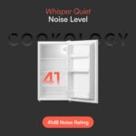 UCFR88WH Under Counter Freestanding Fridge in White – 93 Litre Capacity – Adjustable Temperature Control & Legs – Reversible Door - Image 5