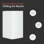 UCFZ60WH Freestanding Under Counter Freezer in White - Image 3