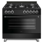 Cooker – Electric Cooker, 4 Hotplates, 62L Electric Oven, Smart Cooking Controls & Programs, 60cm Width, Freestanding Design, Matte Black, Perfect For Family Homes – C01FS60E17 - Image 10