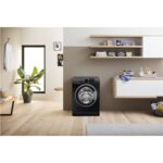 9635 BS UK Freestanding 9/6 kg Washer Dryer, rpm, Black - Image 2