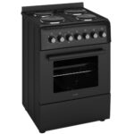 Cooker – Electric Cooker, 4 Hotplates, 62L Electric Oven, Smart Cooking Controls & Programs, 60cm Width, Freestanding Design, Matte Black, Perfect For Family Homes – C01FS60E17 - Image 5