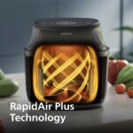 Airfryer 3000 Series 7.2L, Cooking Window, 16-in-1 Airfryer, RapidAir Plus Technology, Fat Removal, HomeID Recipe App, Easy to Clean (NA342/09) - Image 5