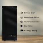 CHF60B Black Chest Freezer with Removable Wire Basket - Image 3