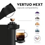 Vertuo Next ENV120.BM, Capsule Coffee Machine, Single-Serve Pod Coffee Machine, 5 Cup Sizes, Centrifusion Technology, Welcome Set Included, Matt Black - Image 5