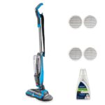 Electric Mop, Hard Floor Cleaner & Polisher, Spray Mop With Rotating Pads, For Wood, Laminate, Tile & Marble, Easy to Use Mop Floor Cleaner, Corded, 2052E