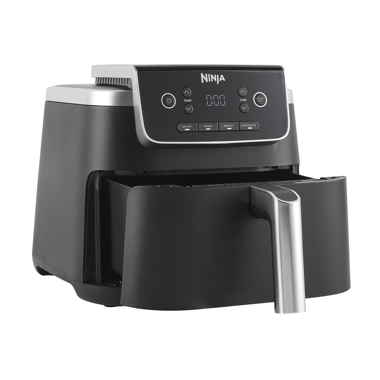 61dFSoLUvUL._SL1500_.jpg Air Fryer PRO 4.7L, Single Drawer, 4-in-1, Air Fry, Roast, Reheat, Dehydrate, Cooks 1-2 Portions, Digital, Cook From Frozen, Non-Stick Drawer & Crisper Basket, 2000W,… - Image 1