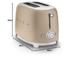 for Two Slices of Bread and with a Power of 950 W from Smeg - Image 6