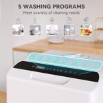Table Top Dishwasher for 5 Place Settings (5L Tank), Countertop Dishwasher with 6 Programmes Including 360° Spray Arms | Hot – Air Drying | Energy Class D | No… - Image 3