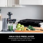 Cold Press Juicer Machine with 700ml Jug & 1.1L Pulp Container, Make Fresh Juices, Drinks & Wellness Shots, Compact, Dishwasher Safe & Removeable Parts, Grey JC151UK - Image 2