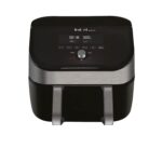 Pot – Versazone Dual Black Air Fryer – Large 8.5L, Family Size – Single Double Basket with Divider – 8 in 1 – Food Dehydrate, Grill, Bake, Roast, Reheat, Non-Stick, Easy… - Image 8