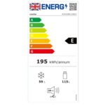 RCB169BL2UK(E) 174 Litre Freestanding Fridge Freezer, Low Frost, Adjustable thermostat, Energy Saving LED lights, Reversible Door Hinge, Low Noise- Black - Image 10