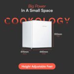 Table Top Mini Freezer in White 31 Litre Capacity - Image 4
