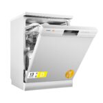 with 13 Place Settings, New Upgraded Full Size Dishwasher 60cm Width, CDWPF1301PWD-UK, Auto Door Open Drying, Quick Wash, Hygiene Wash, Delay… - Image 2