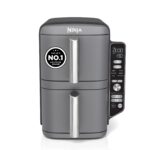 Double Stack Air Fryer, Vertical Dual Drawer Air Fryer with 4 cooking levels, 2 Drawers and 2 Racks, Space Saving Design, 7.6L Capacity, 6 Cooking Functions, 6 Portions,… - Image 4