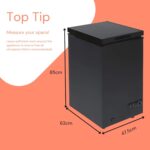 CHF100BL Black Chest Freezer with Removable - Image 7