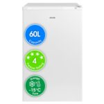 Under Counter Freezer 48cm Wide Freestanding White 60 Litre - Image 2