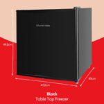 Mini Freezer 31 Litre Capacity Black - Image 2