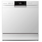 CTTD8SL-b Mini Counter Top Dishwasher in Silver – 8 Place Setting Capacity – Table Top – Compact Design – 7 Wash Cycles – ECO Friendly Mode - Image 7