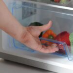 L255S Under Counter Larder Fridge, 55cm, 2 Adjustable Glass Shelves, Large Salad Drawer, Internal Light, Reversible Door, Adjustable Feet, Silver - Image 4