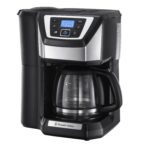 Hobbs Chester Bean to Cup Filter Coffee Machine with Built-In Grinder, Grind & Brew Automatic Coffee Maker, 4-12 Cup Brewing Option, 24 Hour Programmable Timer, 40…