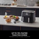 Foodi Dual Zone Digital Air Fryer, 2 Drawers, 7.6L, 6-in-1, Uses No Oil, Air Fry, Max Crisp, Roast, Bake, Reheat, Dehydrate, Cooks 4-6 Portions, Non-Stick, Dishwasher Safe… - Image 7