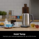 Perfect Temperature Kettle, 1.7L, with Temperature Control, LED Display, Easy to Use Kettle with Rapid Boil and Temperature Hold, Stainless Steel KT201UK - Image 5