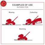 MS132-42 Self-Propelled Compact Petrol Lawnmower | 42 cm Cutting Width | Mulching Function | 45L Grass Bag | Easy Cleaning & Manoeuvrability - Image 3