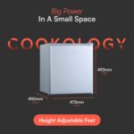 Small Table Top Mini Freezer in Silver 32 Litre - Image 4