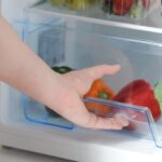 L255W Under Counter Larder Fridge, 55cm, 2 Adjustable Glass Shelves, Large Salad Drawer, Internal Light, Reversible Door, Adjustable Feet White - Image 4