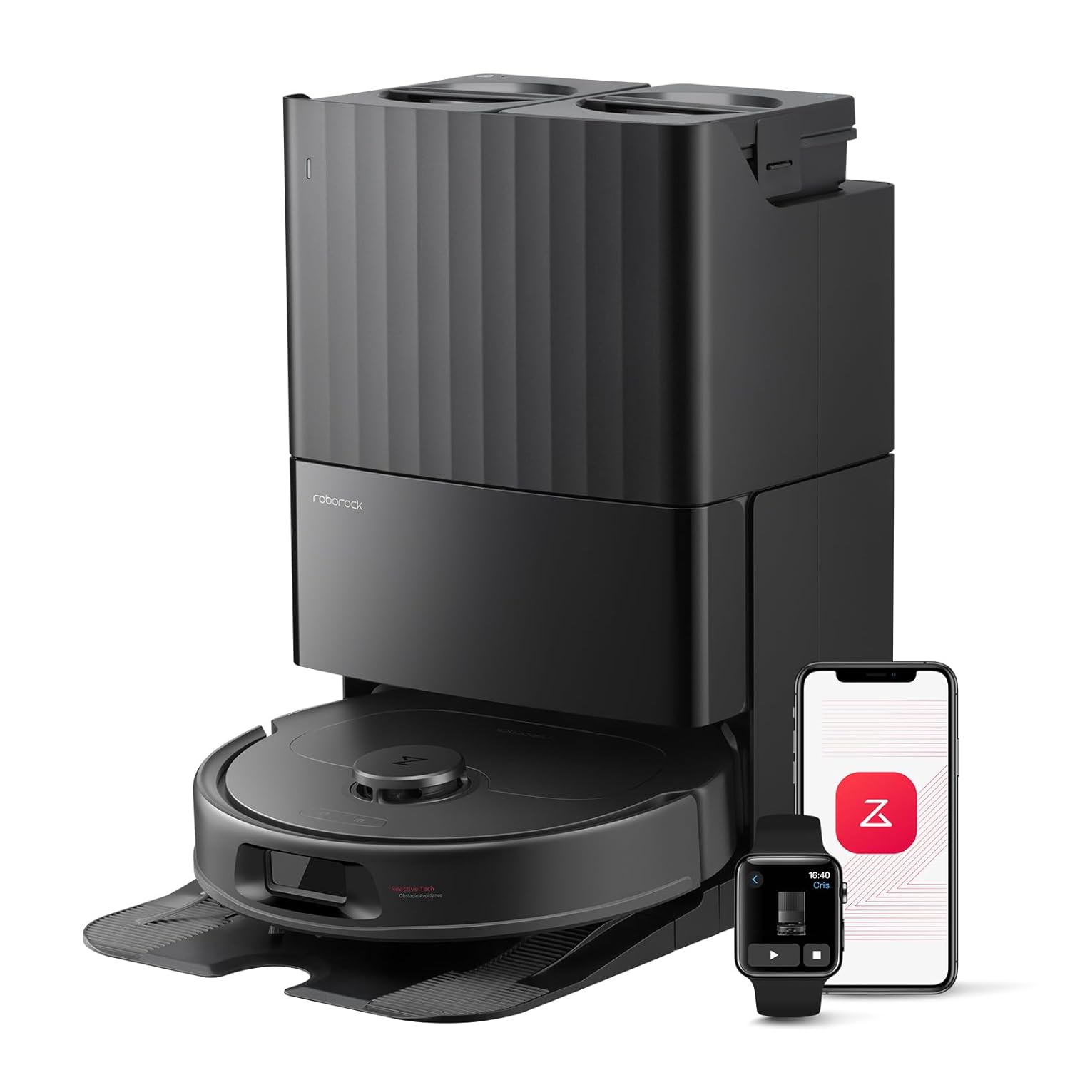 61qNJUfsWZL._SL1500_.jpg roborock Qrevo Series Robot Vacuum Cleaner with Mop, 10,000Pa Suction, Upgraded from Qrevo S, Dual Anti-Tangle Brushes, Smart Obstacle Avoidance, Auto Mop Washing&Drying,… - Image 1