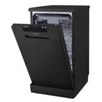 HS523E15BUK Slimline 10 Places Free Standing Dishwasher Black with 30 Minutes Quick Wash [Energy Class E] - Image 10