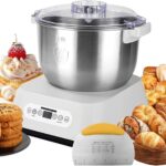 7L Stainless Steel Dough Mixer, Electric Stand Mixer with Thermostatic Fermentation, Intelligent Timer & Automatic Kneading, Dough Maker with Split Design and Scale Scraper for…