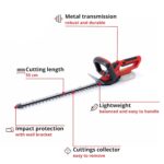 Power X-Change 18V Cordless Hedge Trimmer – 55cm (22 Inch) Cutting Length, Laser-Cut Diamond-Ground Steel Blades – GC-CH 1855/1 Li Solo Hedge Cutter – Battery and… - Image 3