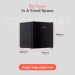 Small Table Top Mini Freezer in Black  31 Litre Capacity - Image 4