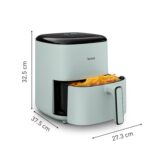 Easy Fry Max Air Fryer, 5 L Capacity, 6 portions, Healthy frying, Saves Time and Energy, Digital Control Panel, 10 Auto Cooking Programs, Pop Eucalyptus – EY2454G0 - Image 3