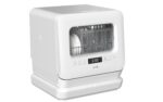 HYE Table Top Dishwasher – Countertop Dishwasher Mini With 3 Place Settings, Non-Plumbed, Compact Tabletop Design (Width 45.5cm), 6 Programs, Quiet Operation (58dB), White -… - Image 2