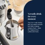 Dedica Style, Traditional Pump Espresso Machine, Coffee and Cappuccino Maker, EC685M, Silver - Image 6