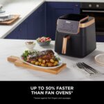 Air Fryer MAX PRO, 6.2L, Uses No Oil, Large Square Single Drawer, Roast, Bake, Air Fry, Family Size, Non-Stick, Dishwasher Safe Basket & Crisper Plate, Silicone Tongs,… - Image 7
