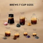 Vertuo Next ENV120.BM, Capsule Coffee Machine, Single-Serve Pod Coffee Machine, 5 Cup Sizes, Centrifusion Technology, Welcome Set Included, Matt Black - Image 8