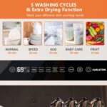 Table Top Dishwasher 6 Programs Mini Dishwasher with Touch Control, Auto-drying, Baby Care & Fruit Wash, Perfect for Small Families, Couples - Image 5