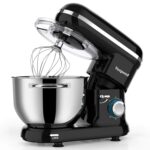 Stand Mixer, Vospeed Food Mixer Dough Blender, 6.2L Electric Cake Mixer with Bowl, Beater, Hook, Whisk, Egg Separator & Silicone Spatula, Dishwasher Safe (Red) - Image 10