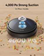G50 Robot Vacuum Cleaner with 4,000 Pa Strong Suction, Pro-Detangle Comb, Roller Brush, Automatic Charging, Quiet, Work with Alexa, BoostIQ, Ideal for Pet Hair, Hard… - Image 3