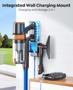 Cleaner, 600W 50KPA Stick Vacuum with Touch Screen, Up to 65 Mins Runtime, Powerful Vacuum with Rechargeable Wall Mount, Lightweight Vacuums for Hardwood Floor… - Image 6